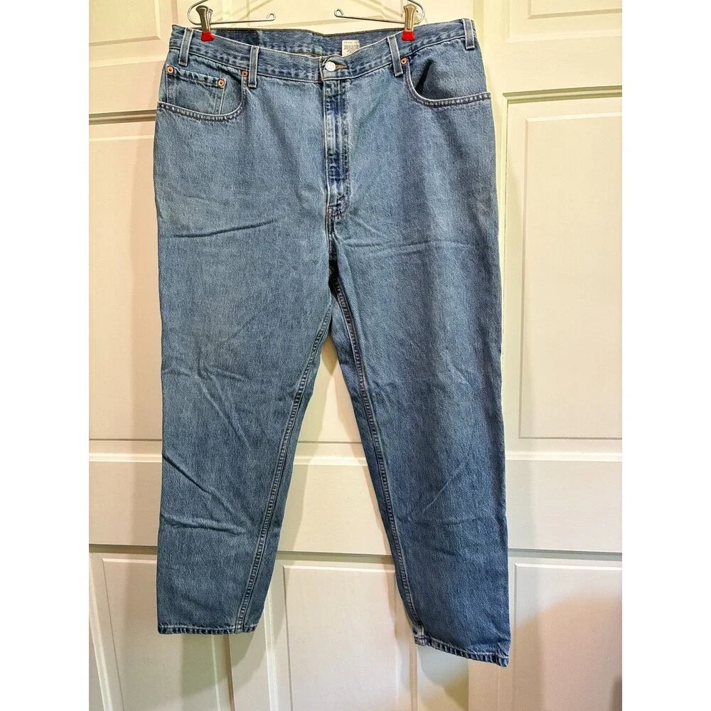 Vtg Men's Levi’s 560 Loose Fit Tapered Tag Sz: 42x30 Distressed Actual Sz:40